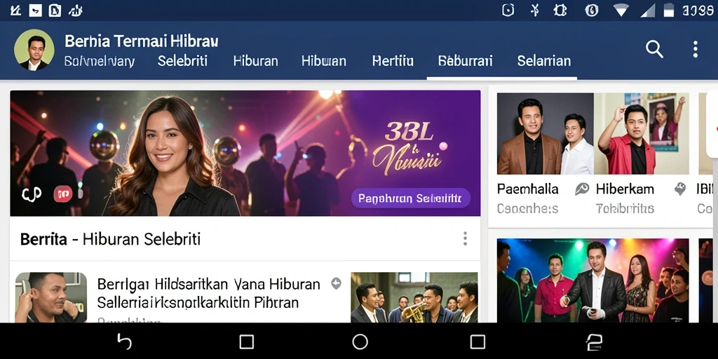 Antarmuka segar dan berita hiburan terkini di 33L.