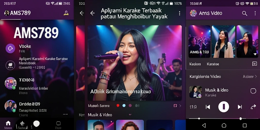 Tampilan antarmuka pengguna AMS789 yang menarik dan intuitif.