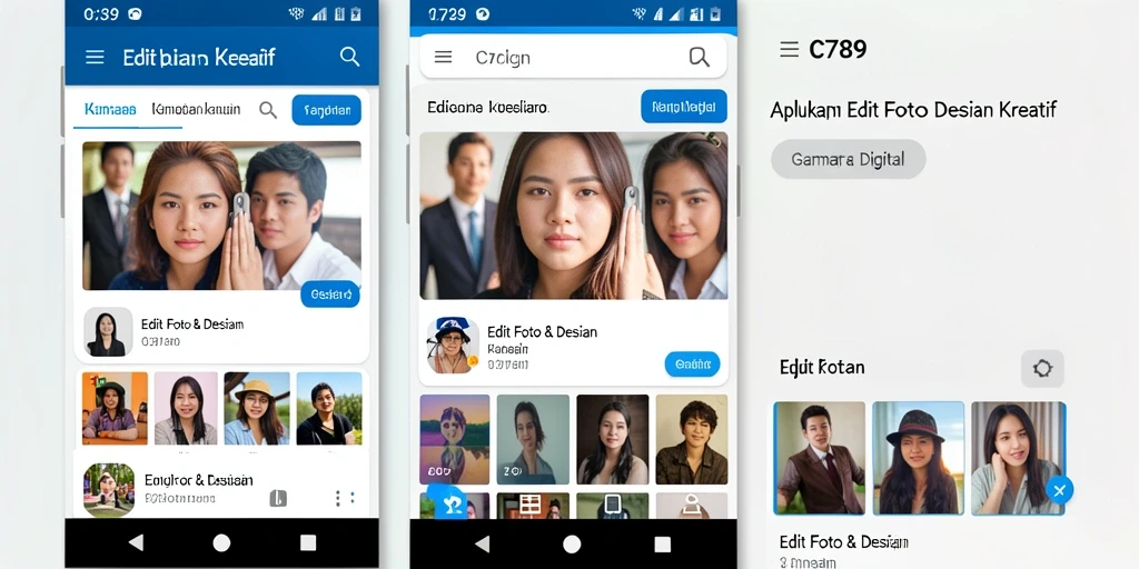 Antarmuka C789 yang intuitif dan penuh dengan fitur desain.