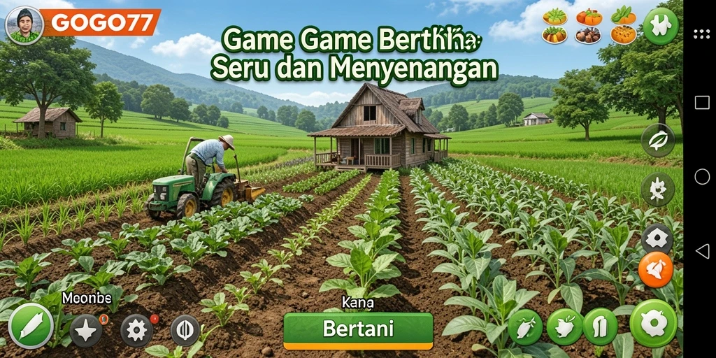 Tampilan antarmuka GOGO77 yang mudah digunakan dan menarik.