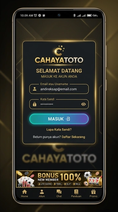 Panduan Masuk Akun Cahayatoto untuk Pengguna Android